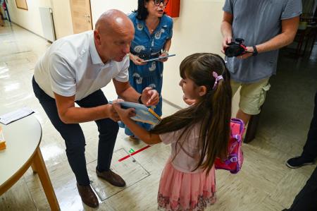 Prvi šolski dan na OŠ Podbočje 